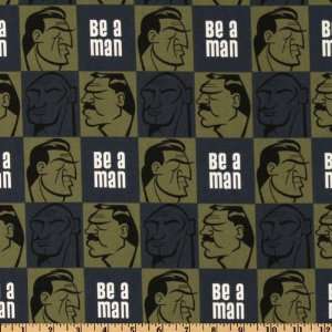   Wide Be A Man Check Green Fabric By The Yard: Arts, Crafts & Sewing