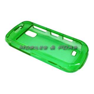 Green Case + Car Charger for Samsung Solstice SGH A887  