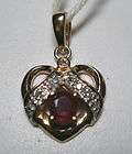 Brand New Heart Necklace With Genuine Ruby  