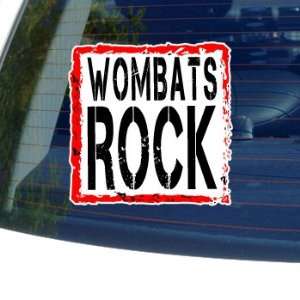  Wombats Rock   Window Bumper Laptop Sticker: Automotive