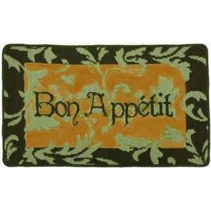  Bon Appetit Area RUG floor mat kithcen home decor NEW 