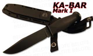 Ka Bar Knives Mark I Fixed Blade w/ Plastic Sheath 2221  