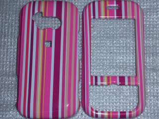 LG Go Phone GT365 Neon Phone Cover Pink Lines 2255  