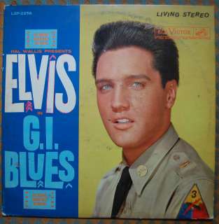 Elvis Presley G.I. Blues LSP 2256 LP Living Stereo VG  