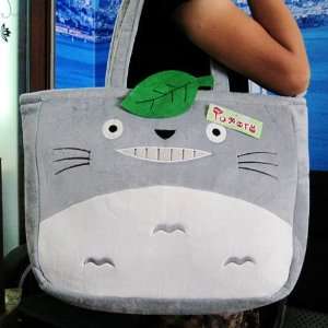 16 My Neighbor Totoro Gray Soft Plush Mutli Purpose Shoulder Bag #1