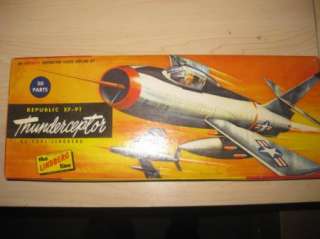 Vintage Lindberg Thunderceptor XF 91 Model Kit  