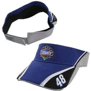 com Jimmie Johnson Chase Authentics Spring 2012 Lowes Downforce Visor 