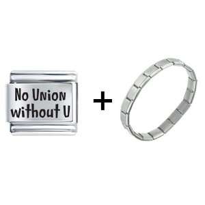  No Union Without U Italian Charm Pugster Jewelry