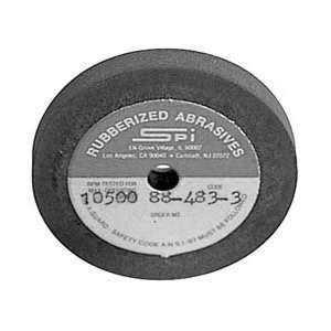   SPI F/man 225 m2x3/8x1/4 Rubberized Abrasive Wheel