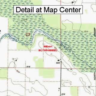   Map   Hilbert, Wisconsin (Folded/Waterproof)