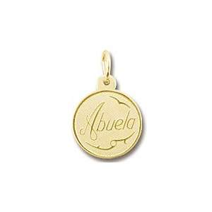  Rembrandt Charms Abuela Charm, Gold Plated Silver: Jewelry