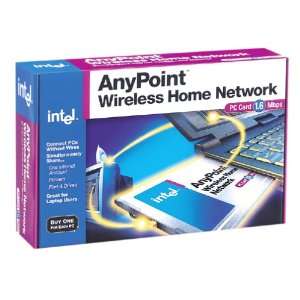  Intel Anypoint Wireless Home Network 1.6 MBPS PC Card 