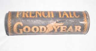 Very Old Good Year French Talc Can  