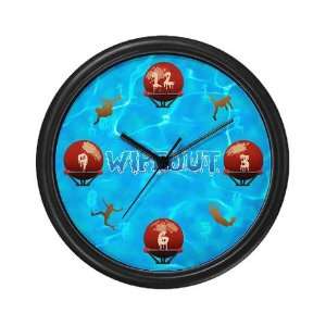  Wipeout Balls Wall Clock by CafePress: Home & Kitchen