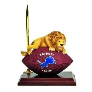  Detroit Lions Football Mascot Desk Set: Home Improvement