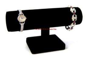 Black Velvet T Bar Bracelet or Watch Display 7 1/2  