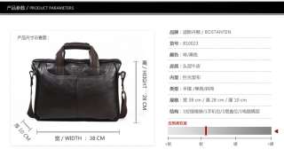   Handbag Messenger Shoulder Briefcase Laptop BAG Purse 14  