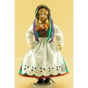  Rhine Wine Girl German Porcelain Doll: Home & Kitchen