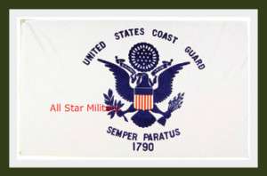 US Coast Guard Military Flag Banner Wall Art Gift 2x3  
