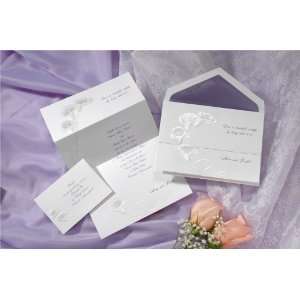   Calla Lilies Tri Fold Wedding Invitations: Health & Personal Care