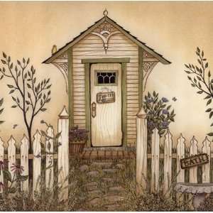  Cottage Outhouse IV by Linda Spivey 10x10 Kitchen 