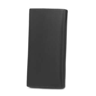 Mens Fashion Series Leather Long Wallet Black new A235  
