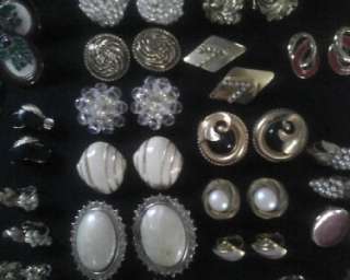 Vintage ,Wow factor Lot, Earrings, brooch,necklace,trifari,rhinestone 