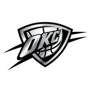  Oklahoma City Thunder NBA Silver Auto Emblem Sports 