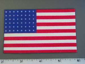 48 star American Flag printed on leather like material, new never sold 