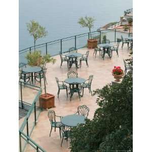  Cafe Tables, Positano, Amalfi Coast, Campania, Italy 