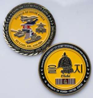 EXERCISE ULCHI   FOCUS LENS ULCHI Challenge Coin  