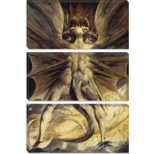  The Great Red Dragon 1805 1810 by William Blake Canvas 