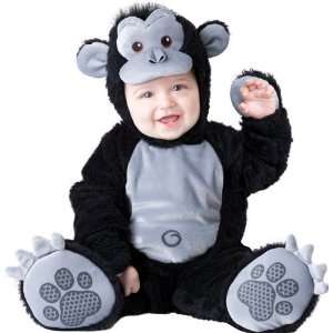   Goofy Gorilla Infant / Toddler Costume / Black   Size 12 18 Months