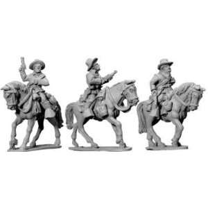  Wild West 7th Cavalry w/ Carbines (Mounted) (3) Toys 
