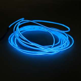   anywhere in your home or workplace with this bright blue EL wire
