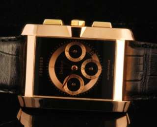 Mint 18K Rose Gold Concord Delirium Chronograph Mans Watch 52P31460 