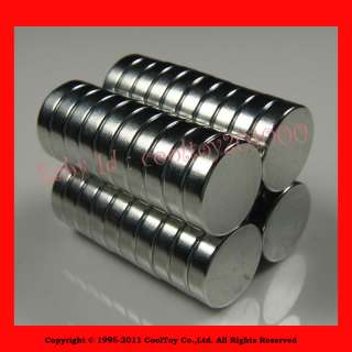 50 Pcs Neodymium Disc 1/2 inch X 1/8 Earth N35 Magnets  