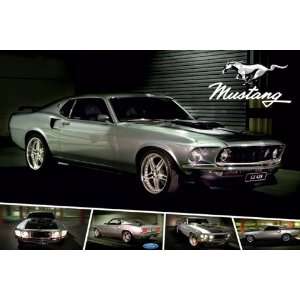  Ford Mustang   Poster (Cobra Jet 428) (Size: 36 x 24 