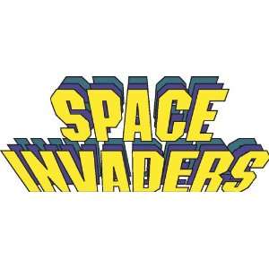 Space Invaders logo sticker vinyl decal 5 x 2.1