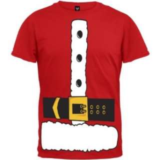  Santa Claus Costume T Shirt: Clothing