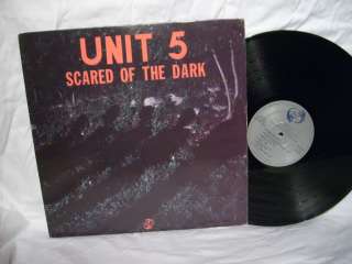Unit 5 33 lp scared of the dark RARE punk new wave nm PRIVATE rock 