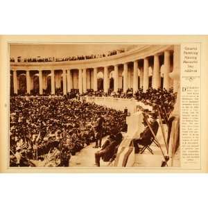   Address Arlington Cemetery Crowd   Original Rotogravure Home