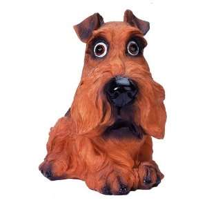  Airedale   Big Head Puppy Piggy Bank for Dog Lovers Toys & Games