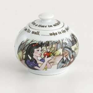   : Snow White Covered Sugar Bowl 12oz By Paul Cardew: Kitchen & Dining
