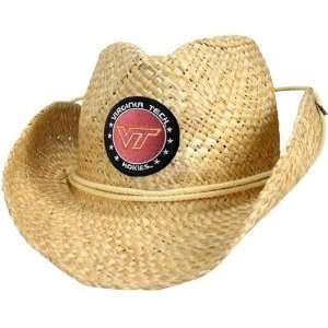  Virginia Tech Hokies Straw Cowboy Hat: Sports & Outdoors