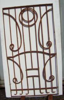 Antique Wrought Iron Panel / Gate 39.5 x 73  