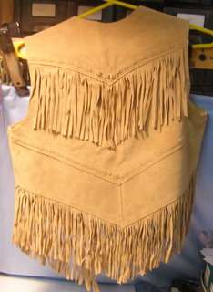 GORGEOUS * Womens WESTERN Fringed VEST * M.S. PIONEER * MUST SEE 