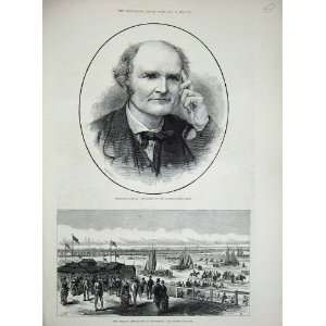  1883 Professor Cayley President Southport Sands Pier