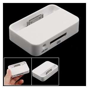  Desktop Docking Sync Base Seat Charger White for iPhone 4 