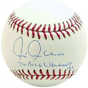  Chris Chambliss Autographed Baseball  Details: 76 ALCS 